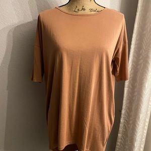 Lularoe blush colored irma xs